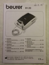 User Manual Inhaler Beurer IH
