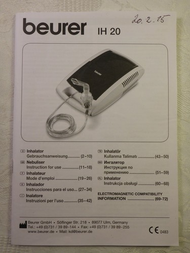 User manual inhaler - manual,